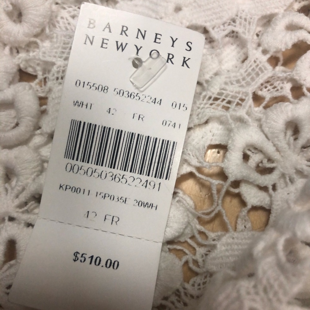 Isabel Martan Etoile crochet 🧶 cape top 42 NWT - Picture 8 of 8